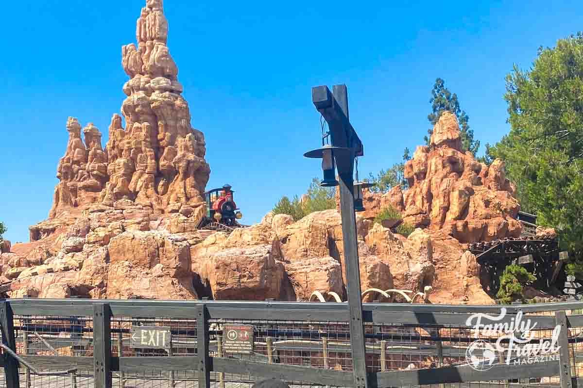 Rock formations at Big Thunder Mountain Railroad